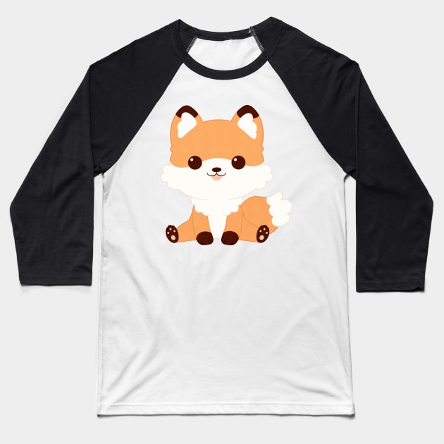 Fox Baseball T-Shirt by NovaSammy